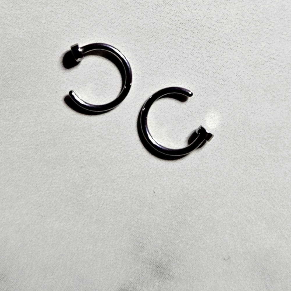 2 nose Hoop Ring 316 Surgical Steel